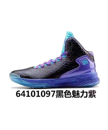 武威艾弗森篮球鞋64101097黑色魅力紫